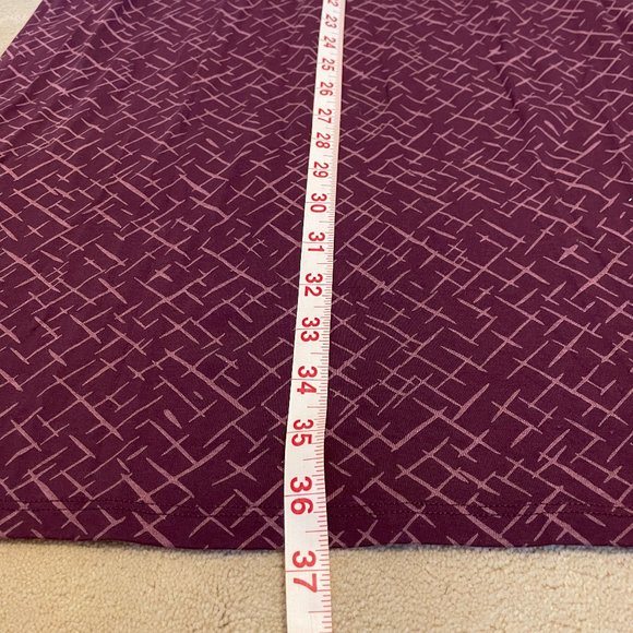 Purple Pencil Wrap Dress - Picture 7 of 10